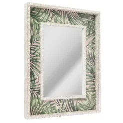 Kirkland's Home Tropical Leaf Print Mirror- Decorative Mirrors