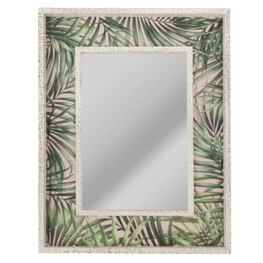 Kirkland's Home Tropical Leaf Print Mirror- Decorative Mirrors