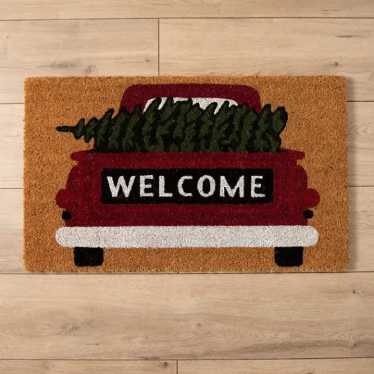Kirkland's Home Truck Welcome Doormat- Doormats