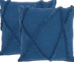 Kirkland's Home Tufted Abstract Diamond Pillows, Set Of 2- Pillows
