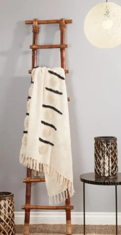 Kirkland's Home Tufted Dots And Dashes Throw- Blankets & Throws