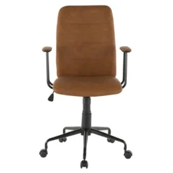 Kirkland's Home Tufted Faux Leather Office Chair- Office Furniture