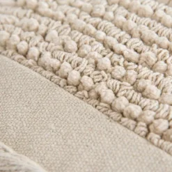 Kirkland's Home Tufted Macrame Tassels Lumbar Pillow- Pillows