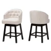 Kirkland's Home Tufted Seat Swivel Counter Stools, Set Of 2- Bar Stools & Counter Height Stools