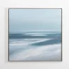 Kirkland's Home Turquoise Abstract Ocean Framed Canvas Art Print- Canvas Art