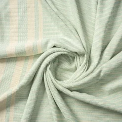Kirkland's Home Turquoise And White Stripes Cotton Throw- Blankets & Throws