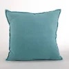 Kirkland's Home Turquoise Fringed Edge Pillow- Pillows
