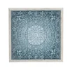 Kirkland's Home Turquoise Iron Floral Scrollwork Wall Plaque- Wall Plaques