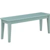 Kirkland's Home Turquoise Wood Classic Farmhouse Bench- Benches & Ottomans