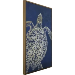 Kirkland's Home Turtle Sea Creature Framed Art Print- Framed Art
