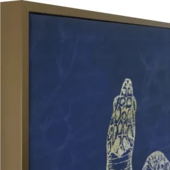 Kirkland's Home Turtle Sea Creature Framed Art Print- Framed Art