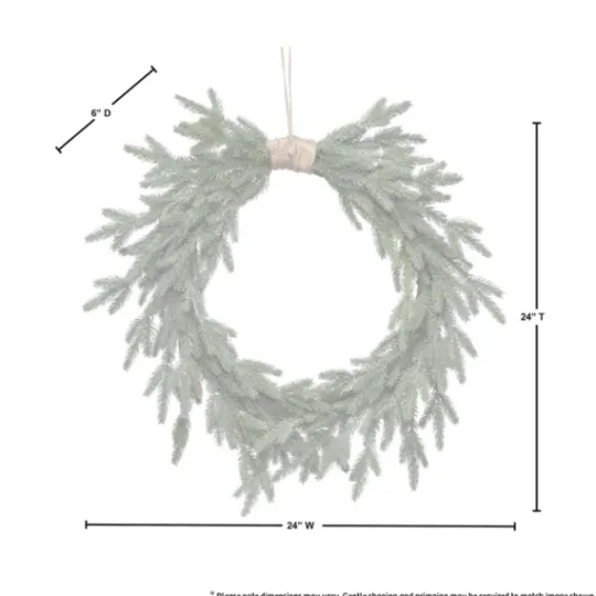 Kirkland's Home Twine Bound Fir Branch Wreath- Wreaths