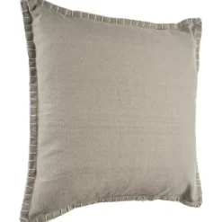 Kirkland's Home Twine Embroidered Edge Pillow, 24 In.- Pillows