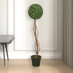 Kirkland's Home Twisted Trunk Boxwood Ball Topiary- Trees & Topiaries