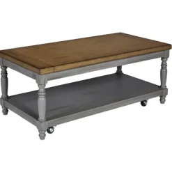 Kirkland's Home Two Tone Coffee Table And End Tables, Set Of 3- Coffee Tables