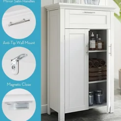 Kirkland's Home Two-Door Top Shelf Cabinet- Cabinets & Sideboards