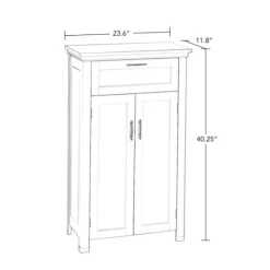 Kirkland's Home Two-Door Top Shelf Cabinet- Cabinets & Sideboards