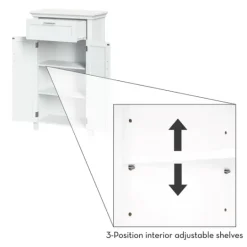Kirkland's Home Two-Door Top Shelf Cabinet- Cabinets & Sideboards