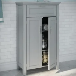 Kirkland's Home Two-Door Top Shelf Cabinet- Cabinets & Sideboards