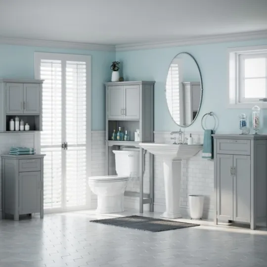 Kirkland's Home Two-Door Top Shelf Cabinet- Cabinets & Sideboards