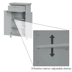 Kirkland's Home Two-Door Top Shelf Cabinet- Cabinets & Sideboards
