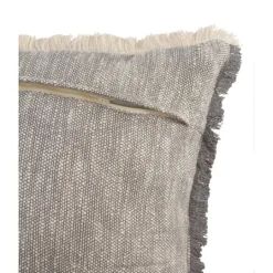 Kirkland's Home Two-Tone Gray Woven Accent Pillow- Pillows