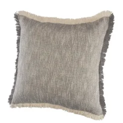 Kirkland's Home Two-Tone Gray Woven Accent Pillow- Pillows