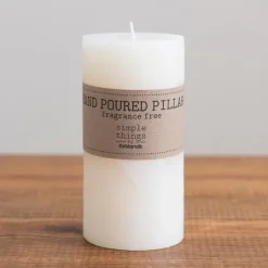 Kirkland's Home Unscented Pillar Candle, 6 In.- Candles