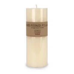 Kirkland's Home Unscented Pillar Candle, 8 In.- Candles