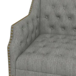 Kirkland's Home Upholstered Button Tufted Accent Chair- Accent Chairs