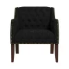 Kirkland's Home Upholstered Button Tufted Accent Chair- Accent Chairs