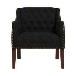 Kirkland's Home Upholstered Button Tufted Accent Chair- Accent Chairs