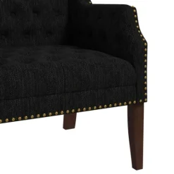 Kirkland's Home Upholstered Button Tufted Accent Chair- Accent Chairs