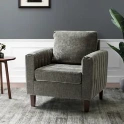 Kirkland's Home Upholstered Club Accent Chair- Accent Chairs