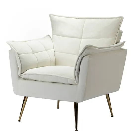 Kirkland's Home Upholstered Flange Accent Chair- Accent Chairs
