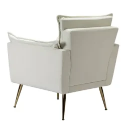 Kirkland's Home Upholstered Flange Accent Chair- Accent Chairs