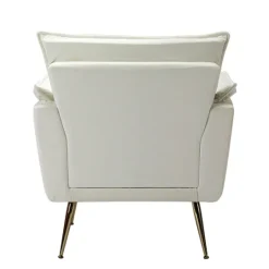 Kirkland's Home Upholstered Flange Accent Chair- Accent Chairs