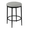 Kirkland's Home Upholstered Metal Counter Stool- Bar Stools & Counter Height Stools