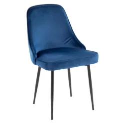 Kirkland's Home Upholstered Metal Dining Chairs, Set Of 2- Dining Chairs