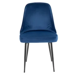 Kirkland's Home Upholstered Metal Dining Chairs, Set Of 2- Dining Chairs