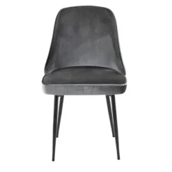 Kirkland's Home Upholstered Metal Dining Chairs, Set Of 2- Dining Chairs
