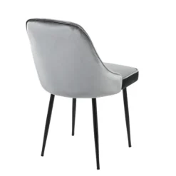 Kirkland's Home Upholstered Metal Dining Chairs, Set Of 2- Dining Chairs