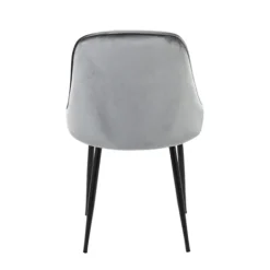 Kirkland's Home Upholstered Metal Dining Chairs, Set Of 2- Dining Chairs