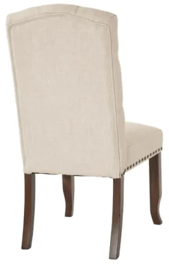 Kirkland's Home Upholstered Nailhead Trim Dining Chair- Dining Chairs