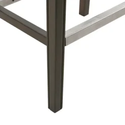 Kirkland's Home Upholstered Saddle Seat Counter Stool- Bar Stools & Counter Height Stools