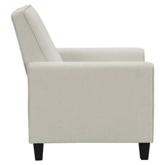 Kirkland's Home Upholstered Slim Push-Back Recliner- Accent Chairs