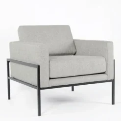 Kirkland's Home Upholstered Square Accent Chair- Accent Chairs