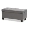Kirkland's Home Upholstered Storage Ottoman- Benches & Ottomans