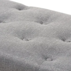 Kirkland's Home Upholstered Storage Ottoman- Benches & Ottomans