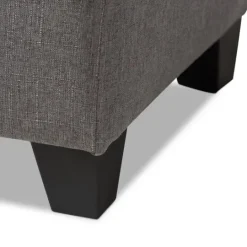 Kirkland's Home Upholstered Storage Ottoman- Benches & Ottomans